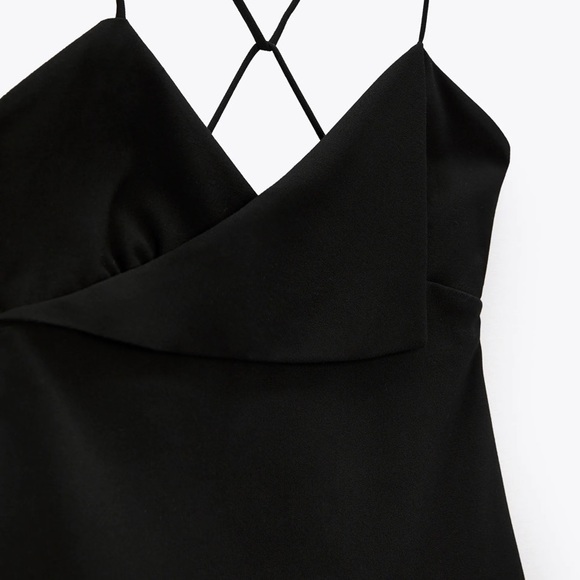 Zara Black Strappy Dress. NWT. Size Small. - Picture 8 of 9